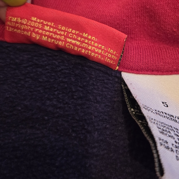 Vintage Y2K (2005) Marvel Spiderman sweatshirt track jacket - Picture 5 of 8